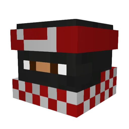 kittylover9308 Minecraft avatar head, 3D render