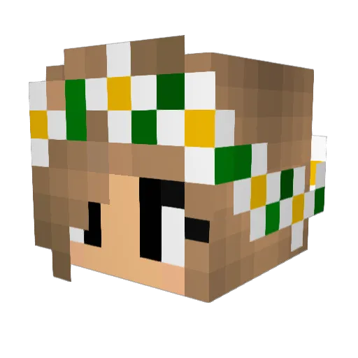 kittymania101 Minecraft avatar head, 3D render