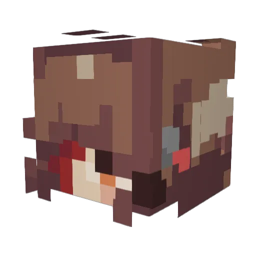kittyr99 Minecraft avatar head, 3D render