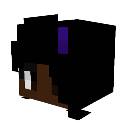 kittyshlayer Minecraft avatar head, 3D render