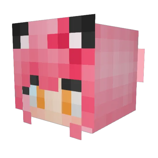 kitylover5 Minecraft avatar head, 3D render