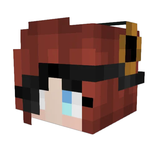 kityprincess2009 Minecraft avatar head, 3D render