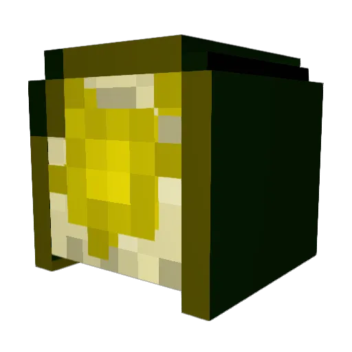 kiukan Minecraft avatar head, 3D render