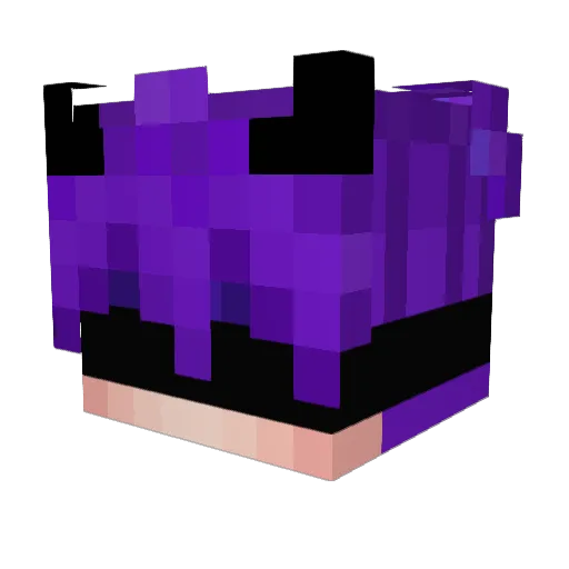 kivarik Minecraft avatar head, 3D render