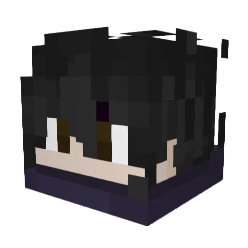 kivnn Minecraft avatar head, 3D render
