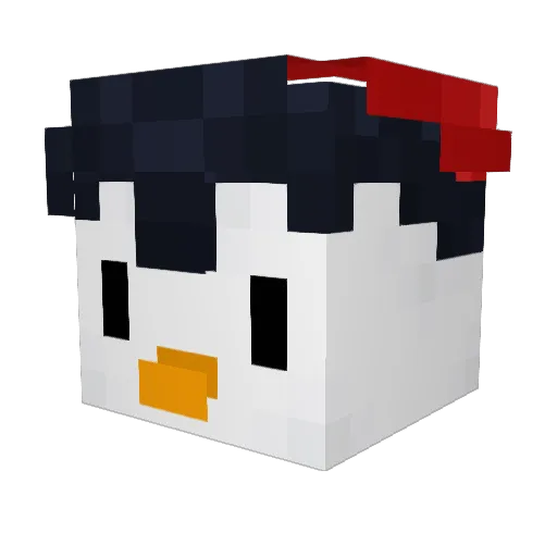 kiwano01 Minecraft avatar head, 3D render