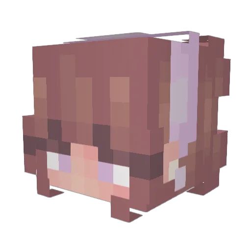 kiwi_0640 Minecraft avatar head, 3D render