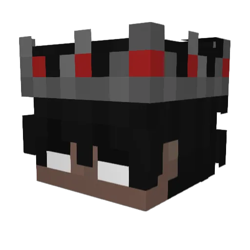 kiwikinns Minecraft avatar head, 3D render