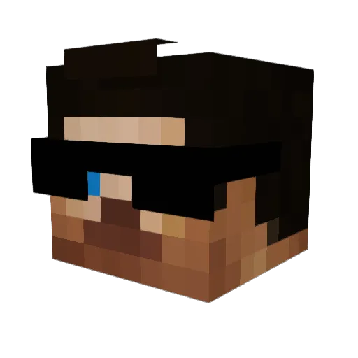 kiwiman373 Minecraft avatar head, 3D render