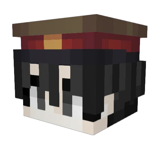 kiwingbird7 Minecraft avatar head, 3D render
