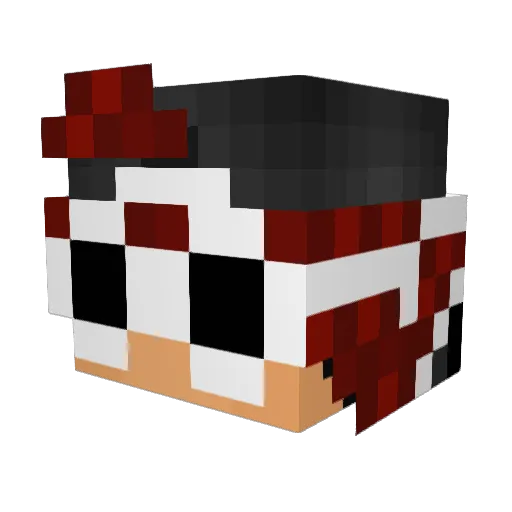 kiwithesith Minecraft avatar head, 3D render