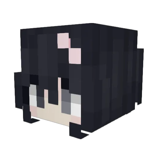 kiwwy Minecraft avatar head, 3D render