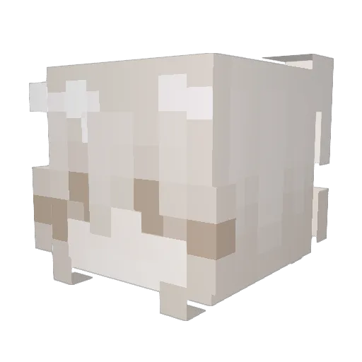 kiyamy Minecraft avatar head, 3D render