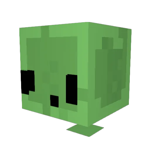 kiyder Minecraft avatar head, 3D render