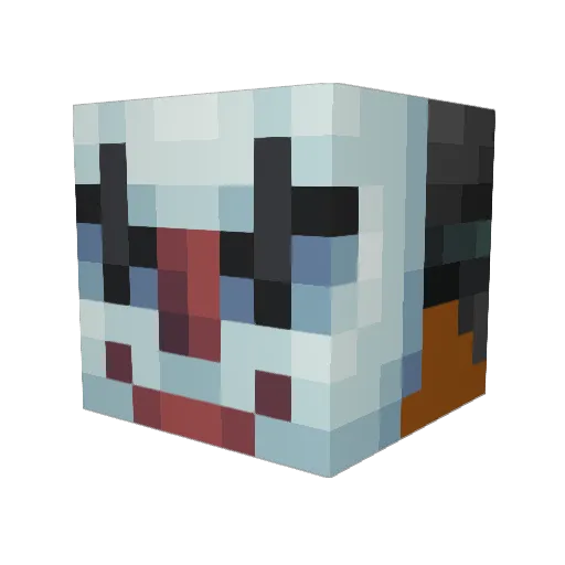 kiye321 Minecraft avatar head, 3D render