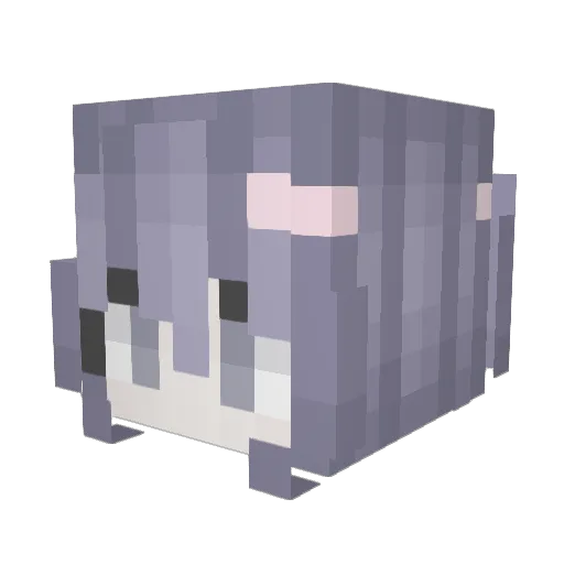 kiyoko8888 Minecraft avatar head, 3D render