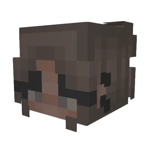 kiyonder Minecraft avatar head, 3D render
