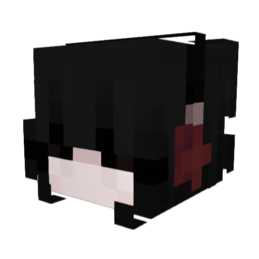 kiyosfy Minecraft avatar head, 3D render