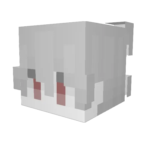 kiyroh Minecraft avatar head, 3D render