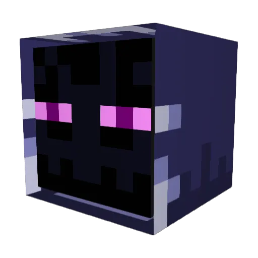kiyu9q Minecraft avatar head, 3D render