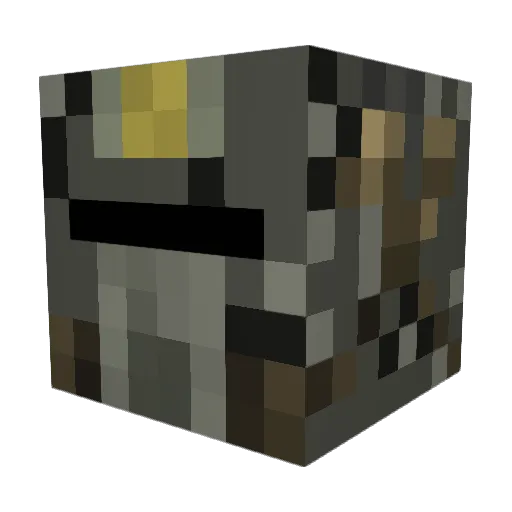 kiz244 Minecraft avatar head, 3D render