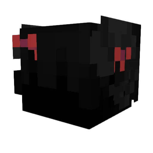 kizze1 Minecraft avatar head, 3D render