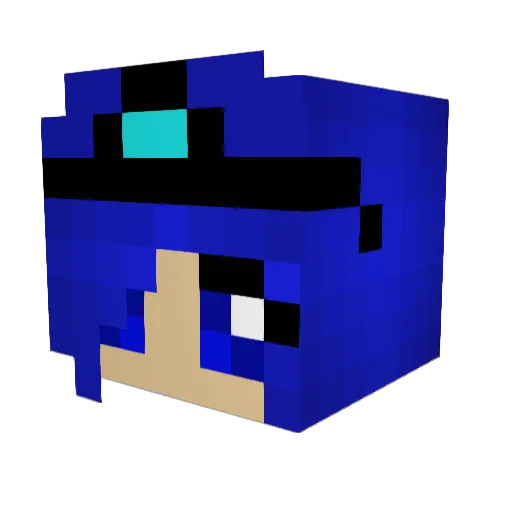 kj531 Minecraft avatar head, 3D render