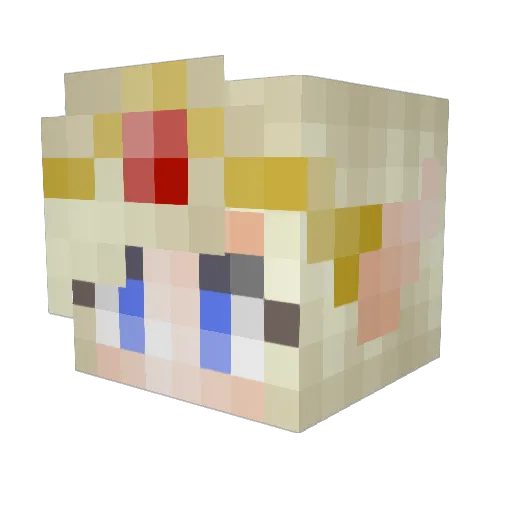 kjeezey Minecraft avatar head, 3D render