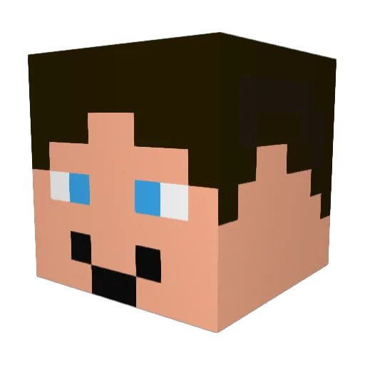 kjell1403 Minecraft avatar head, 3D render