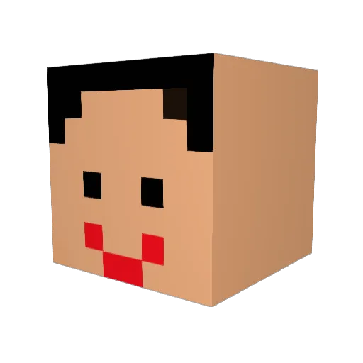 kjellarne69 Minecraft avatar head, 3D render
