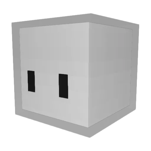 kjhlnk Minecraft avatar head, 3D render