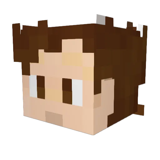 kjhowes Minecraft avatar head, 3D render