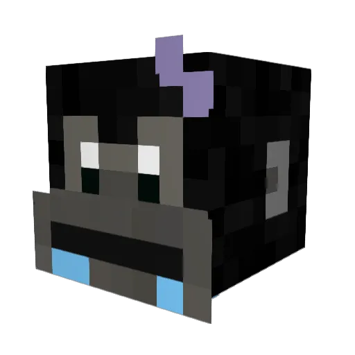 kjhp128 Minecraft avatar head, 3D render
