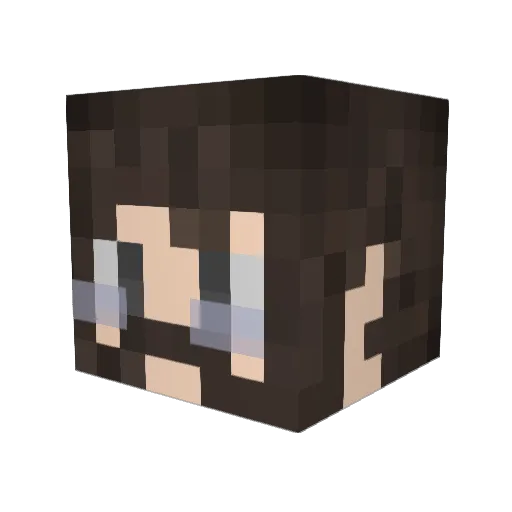 kjhut1 Minecraft avatar head, 3D render