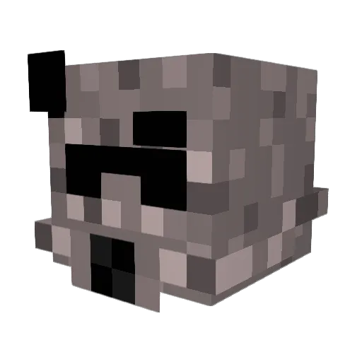 kjw95 Minecraft avatar head, 3D render