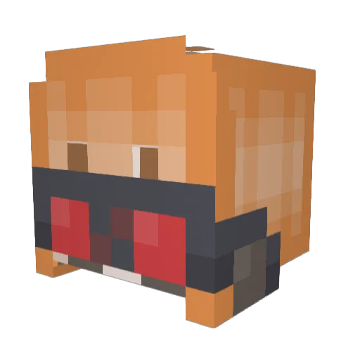 kk3vinn Minecraft avatar head, 3D render