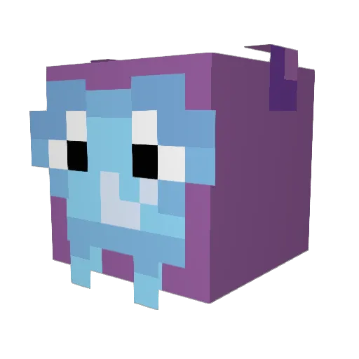 kk5x Minecraft avatar head, 3D render