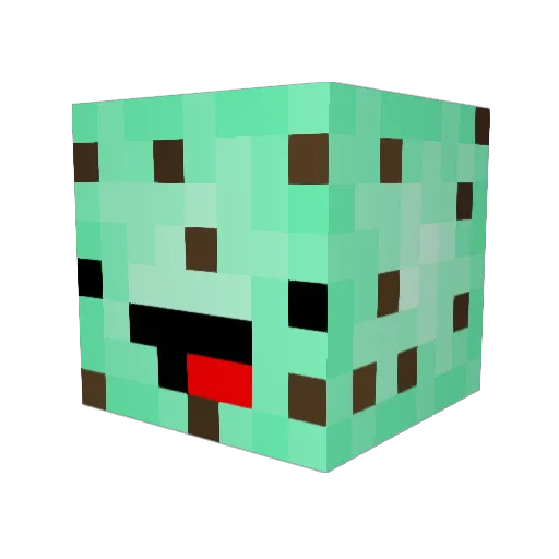 kkTheKing Minecraft avatar head, 3D render