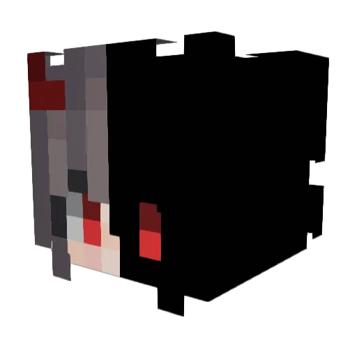 kkTorik Minecraft avatar head, 3D render