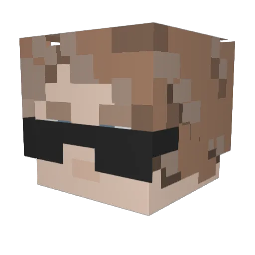 kkaarrss12 Minecraft avatar head, 3D render