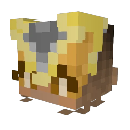 kkaiLg Minecraft avatar head, 3D render
