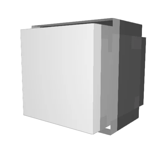 kkamman Minecraft avatar head, 3D render