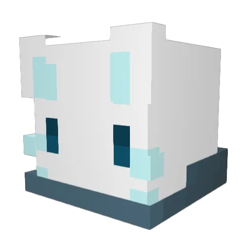 kkapet Minecraft avatar head, 3D render