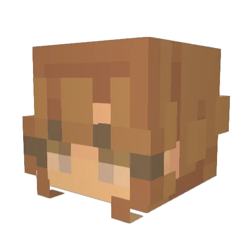 kkaralis25 Minecraft avatar head, 3D render
