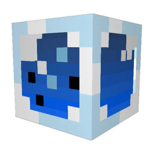 kkatza Minecraft avatar head, 3D render