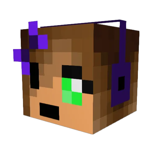kkbear567 Minecraft avatar head, 3D render