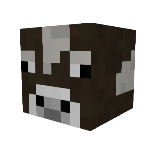 kkbonny Minecraft avatar head, 3D render