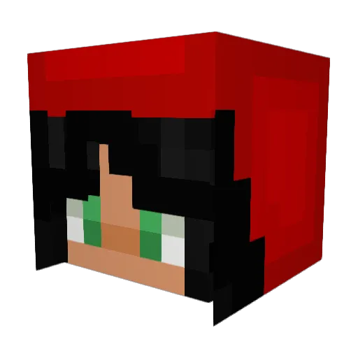 kkdennis Minecraft avatar head, 3D render