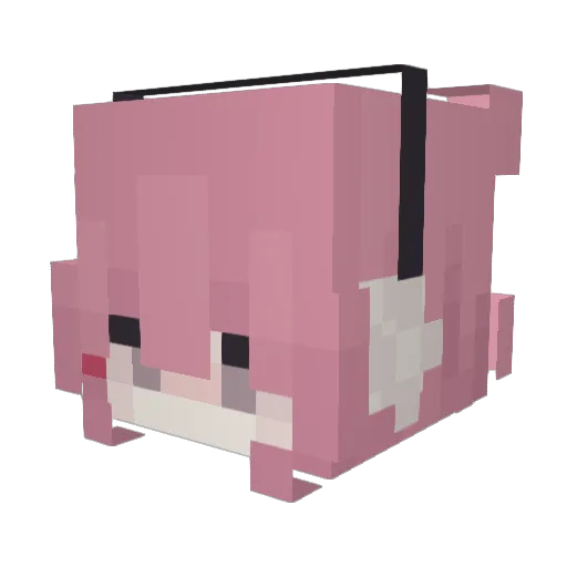 kkdxO_O Minecraft avatar head, 3D render
