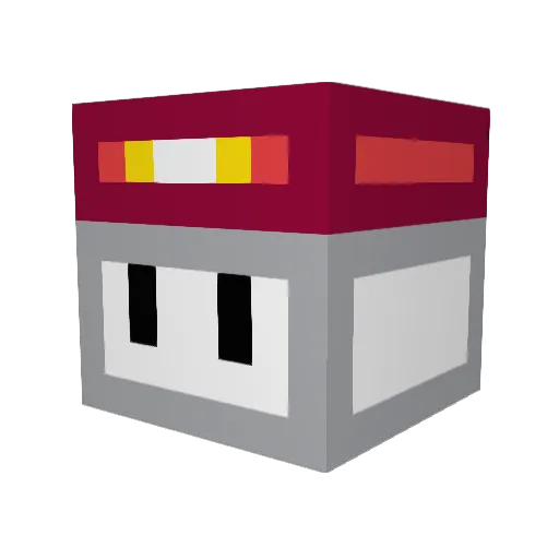 kkeat11 Minecraft avatar head, 3D render